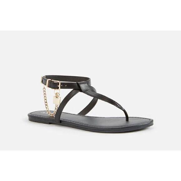 New! JustFab| Gabriela| Flat sandal with box! - Picture 1 of 12